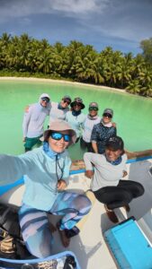 The DRC team after a successful juvenile shark tagging session. Photo by Dr Anna Koester | © Save Our Seas Foundation